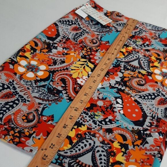 Lularoe Colorful Pencil Skirt sz XS - Picture 6 of 7
